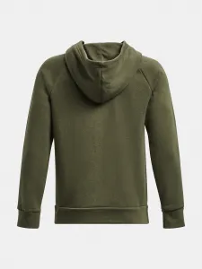 Zelená chlapčenská mikina s kapucňou Under Armour Rival