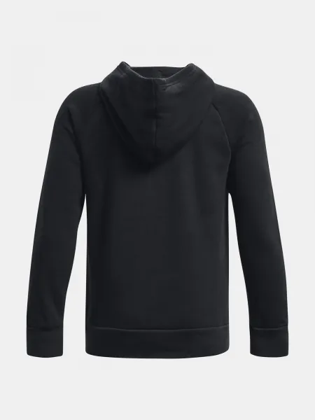Čierna chlapčenská mikina s kapucňou Under Armour Rival