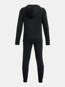 Sada chlapčenskej mikiny a teplákov v čiernej farbe Under Armour Rival