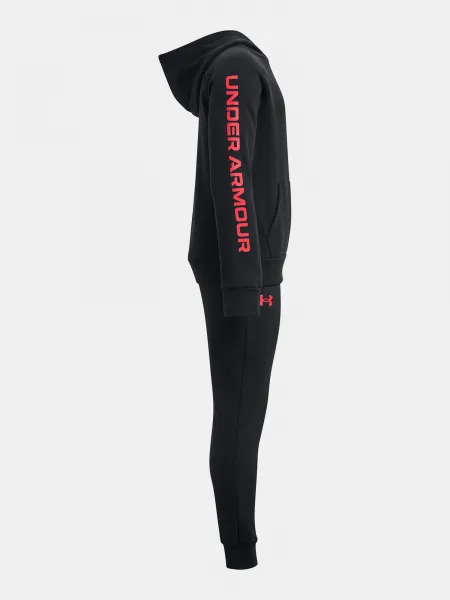 Sada chlapčenskej mikiny a teplákov v čiernej farbe Under Armour Rival