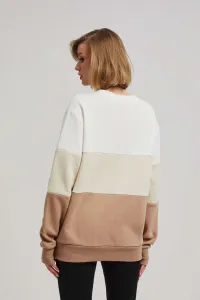 Marisse Dark Beige Printed Sweatshirt