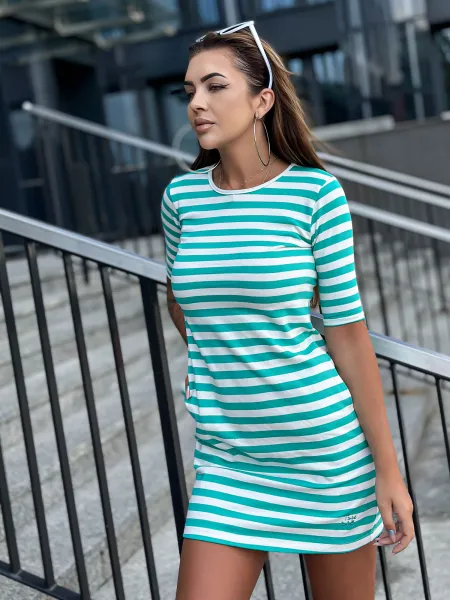 Dress-TW-SK-2092.83P-white-green
