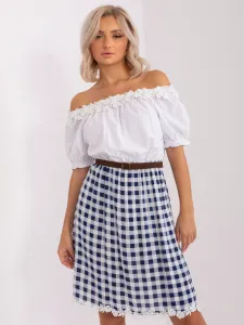 Dress-LK-SK-506358.21P-white-navy blue