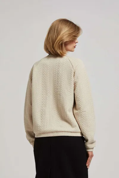 Marisse Zip-Up Sweatshirt With Pockets