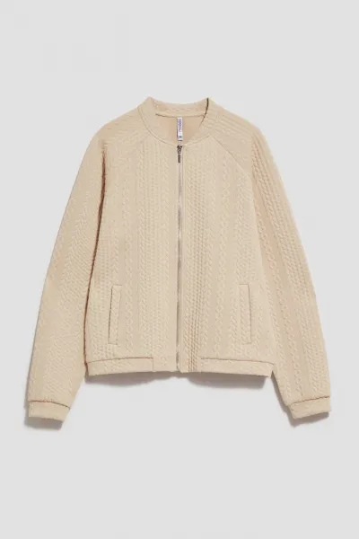 Marisse Zip-Up Sweatshirt With Pockets