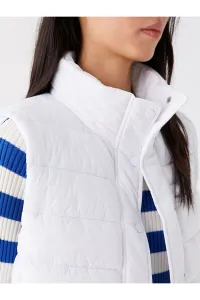 LC Waikiki Lcwk Women's Stand Collar Plain Puffer Vest