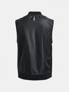 Čierna pánska prešívaná športová vesta Under Armour Run