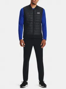 Čierna pánska prešívaná športová vesta Under Armour Run