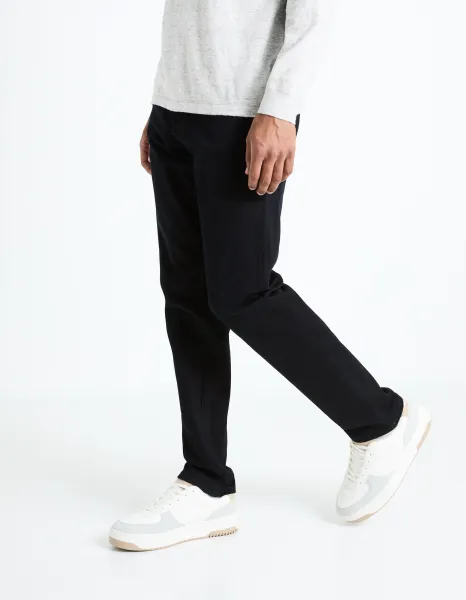 Čierne pánske straight fit džínsy Celio Fobody15