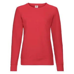 Red sweatshirt classic light Fruit of the Loom