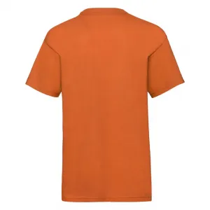Orange Baby Cotton T-shirt Fruit of the Loom