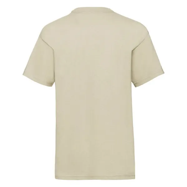 Beige Baby Cotton T-shirt Fruit of the Loom