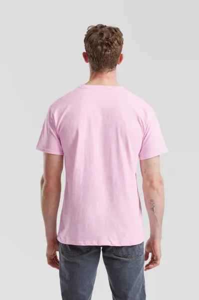 Men's Pink T-shirt Valueweight Fruit of the Loom