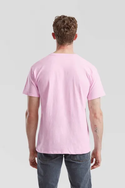 Men's Pink T-shirt Valueweight Fruit of the Loom