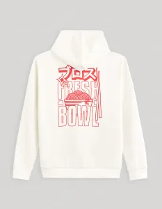 CELIO FEJABOWL Pánska mikina, biela, veľkosť