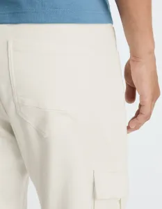 Krémové pánske cargo nohavice Celio Cokit4