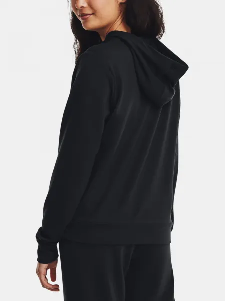 Čierna dámska športová mikina s kapucňou Under Armour Rival