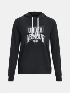 Čierna dámska športová mikina s kapucňou Under Armour Rival