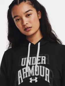 Čierna dámska športová mikina s kapucňou Under Armour Rival