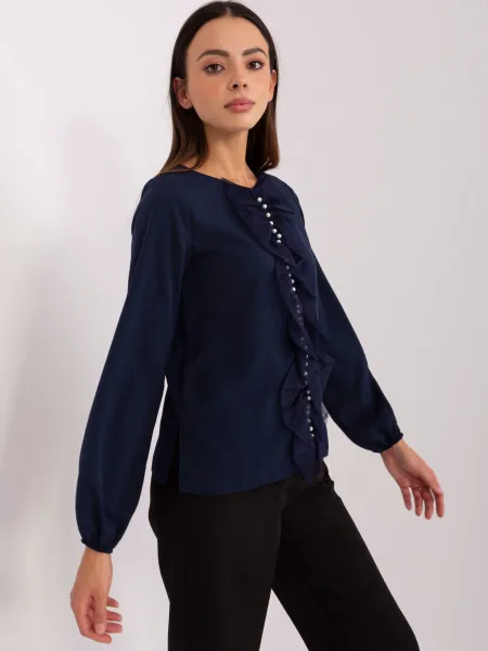 Blouse-LK-BZ-506673.36-navy blue