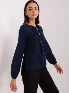 Blouse-LK-BZ-506673.36-navy blue