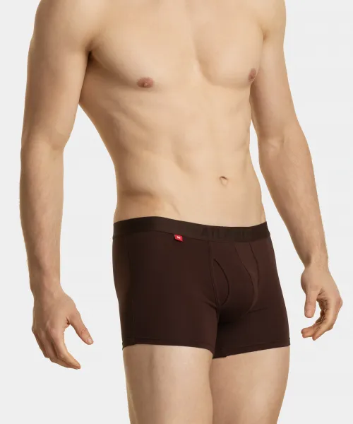 Boxer shorts Atlantic 3MH-184 A'3 S-2XL chocolate-cappucino-black 1