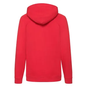 Red children's hoodie Fruit of the Loom
