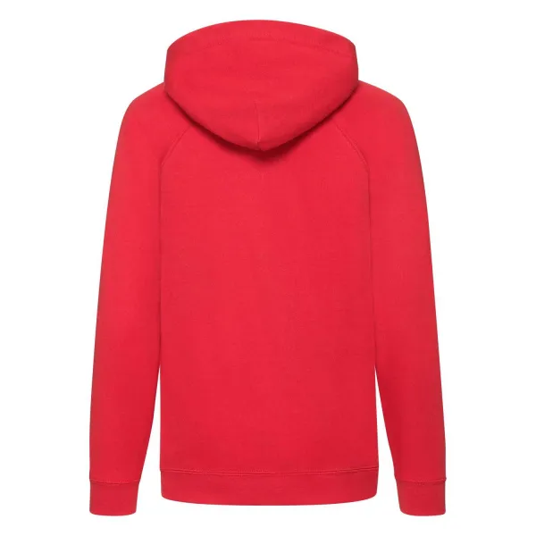 Red children's hoodie Fruit of the Loom