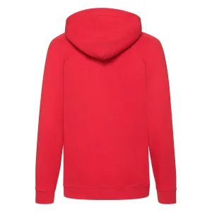 Red children's hoodie Fruit of the Loom