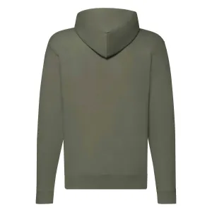 Olive Zippered Hoodie Classic Fruit of the Loom