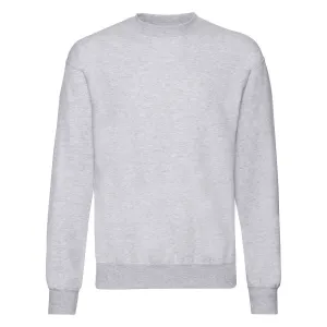 Light grey men's sweatshirt Set-in Sweat Fruit of the Loom