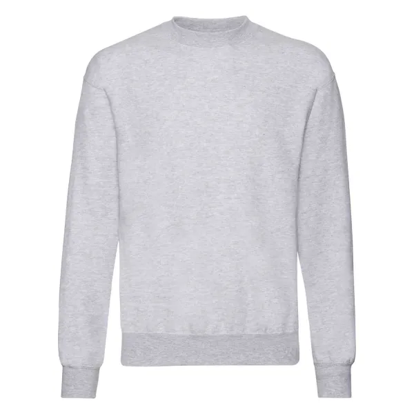 Light grey men's sweatshirt Set-in Sweat Fruit of the Loom