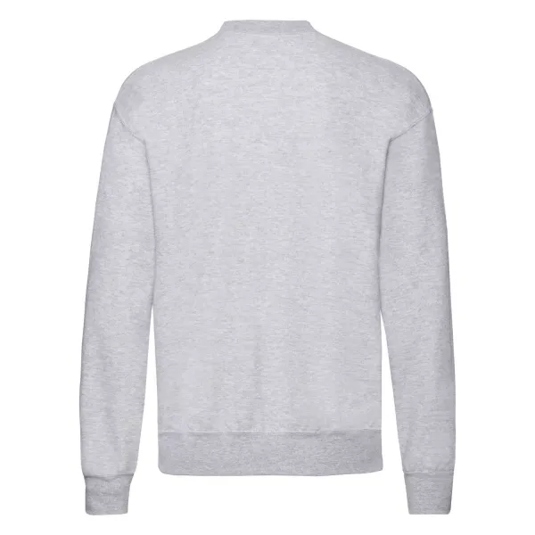 Light grey men's sweatshirt Set-in Sweat Fruit of the Loom