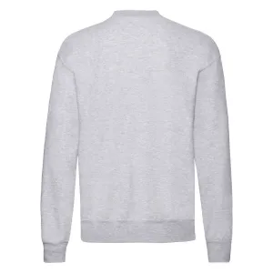Light grey men's sweatshirt Set-in Sweat Fruit of the Loom