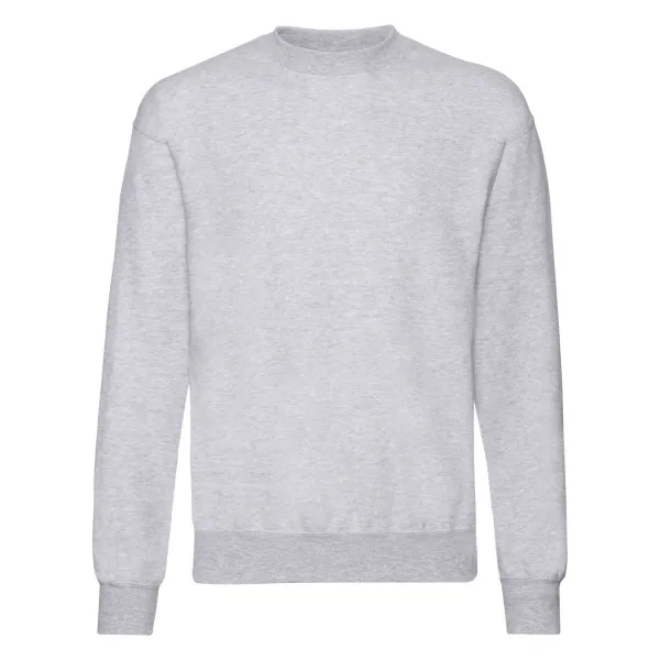 Light grey men's sweatshirt Set-in Sweat Fruit of the Loom