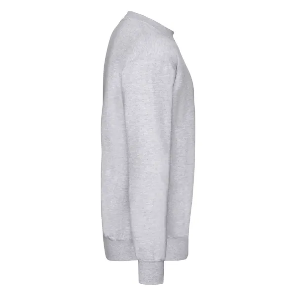 Light grey men's sweatshirt Set-in Sweat Fruit of the Loom