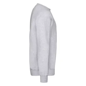 Light grey men's sweatshirt Set-in Sweat Fruit of the Loom