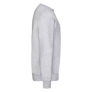 Light grey men's sweatshirt Set-in Sweat Fruit of the Loom