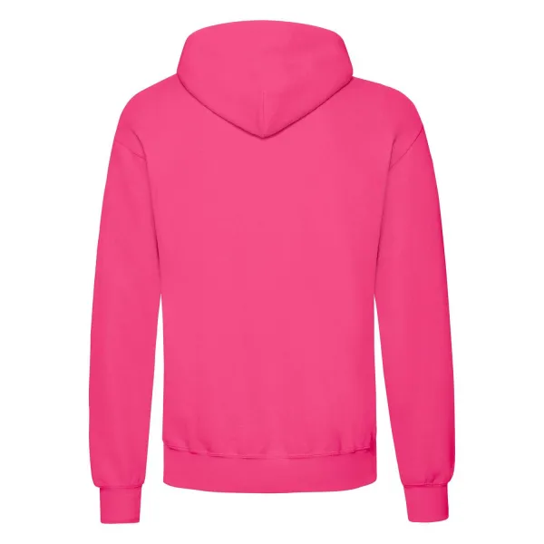 Men's Pink Hooded Sweat Fruit of the Loom