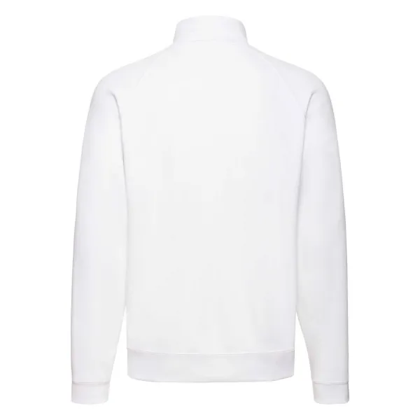 White Men's Sweat Jacket Fruit of the Loom