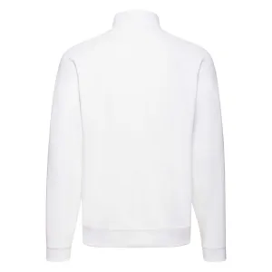 White Men's Sweat Jacket Fruit of the Loom