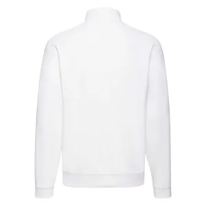 White Men's Sweat Jacket Fruit of the Loom