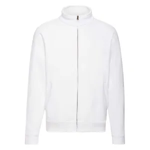 White Men's Sweat Jacket Fruit of the Loom