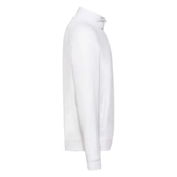 White Men's Sweat Jacket Fruit of the Loom