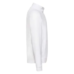White Men's Sweat Jacket Fruit of the Loom