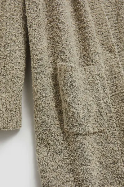 Marisse Long Cardigan With Pockets, Sand Color