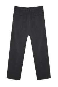 Trendyol Gray Wide Leg Stamp Trousers