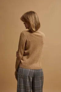 Marisse Sweater Decorated With Metallic Thread