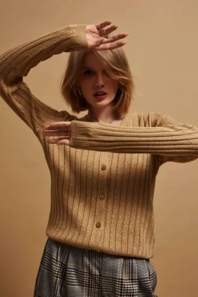 Marisse Sweater Decorated With Metallic Thread