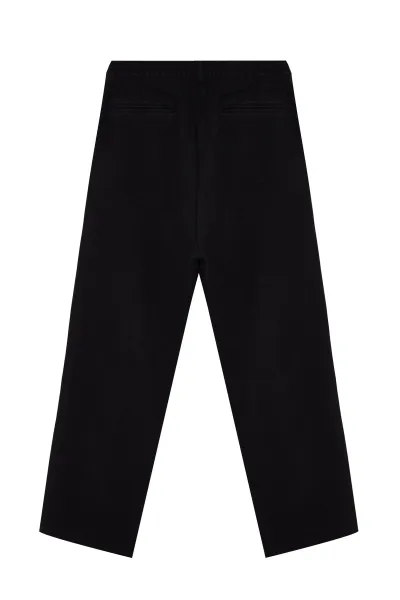 Trendyol Black Wide Leg Stamped Trousers